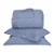 Kit Colcha Queen 270 Fios Buddemeyer Luxus Etienne 100% Algodão Penteado Azul Balsamo 3 peças - Imagem 2