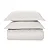 Colcha Queen com 2 Porta Travesseiros Cetim 300 Fios Bossa Branco - Imagem 1
