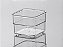 Organizador de Gavetas Diamond 7,5x7,5x5,2Cm Transparente 933 Paramount - Imagem 3