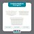 Kit 6 Cesto Organizador 16x12x6Cm Branco +10 Cabide Infantil 123Organizei - Imagem 4