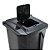 Lixeira Cesto 60 Litros Preta C/ Roda e Pedal Tampa 1 Click 25752PM Arqplast - Imagem 2
