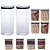 Kit 14 Potes Herméticos Quadrados Lumini 480 / 1000 / 2200ML 	1944 PARAMOUNT - Imagem 2