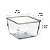 Kit 8 Potes Organizadores Multiuso Gavetas Modular Pequenos Acrimet 	970 - Imagem 3