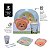 Kit Infantil Comida Divertida Safari Prato Bowl Copo Colher Mimo 7225 - Imagem 5