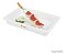 Travessa Para Temperar ou Servir Alimentos Branca 58x38x10Cm 343 SANREMO - Imagem 1