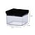 Kit 10 Potes Hermético Quadrado Lumini Black 480/1000/2200ML 1948 PARAMOUNT - Imagem 5