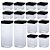 Kit 14 Potes Hermético Quadrado Lumini Black 480/1000/2200ML 1949  PARAMOUNT - Imagem 2