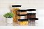 Kit 7 Potes Herméticos Organizador Black 580/1300/2600ML 1956  PARAMOUNT - Imagem 1
