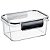 Pote Hermético Organizador de Alimentos 550 ml Livre Bpa PLASNORTHON 1900 - Imagem 1