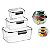 Pote Hermético Organizador de Alimentos 550 ml Livre Bpa PLASNORTHON 1900 - Imagem 4