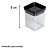 Kit 7 Porta Temperos Lumini Black Organizador Decorativo 2126  PARAMOUNT - Imagem 6