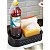 Porta Detergente E Esponja Com Base Branco Rattan Cozinha NITRONPLAST  133/B - Imagem 3