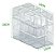 Caixa Organizadora Com 6 Divisórias Bisote 18x10x10CM 2071 Paramount - Imagem 5