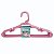 Kit 20 Cabides Infantil Plástico Reforçado 28x14cm Rosa Trioplast - Imagem 4