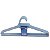 Cabide Adulto 5 Pçs Azul Reforçado 41x18cm Trioplast - Imagem 5