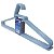 Cabide Adulto 5 Pçs Azul Reforçado 41x18cm Trioplast - Imagem 1