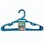 Cabide Infantil 5 Pçs Azul Reforçado 28x14cm REF057 Trioplast - Imagem 3
