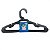 Cabide Infantil 5 Pçs Preto Reforçado 28x14cm REF060 Trioplast - Imagem 6
