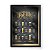 Quadro Porta Tampinhas P em MDF Tipos de Copos 28x22x5 CM Cia laser  2582MT - Imagem 2