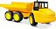 Kit 4 Tratores Escavadeira Miniatura Brinquedo Infantil Roma - Imagem 6