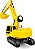 Kit 4 Tratores Escavadeira Miniatura Brinquedo Infantil Roma - Imagem 7
