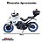 Moto De Polícia Multi Motors Motocicleta Brinquedo Infantil 0903 Roma - Imagem 2