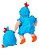 Galinha Pintadinha Boneca Vinil Mini Baby Com Acessório Roma 5604 - Imagem 4