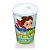 Copo Plástico Infantil Com Tampa Super Herói  550 ML  Azul 25474 Arqplast - Imagem 1