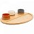 Conjunto 3 Petisqueiras Com Bandeja de Bambu 33x25x4cm Lyor - Imagem 3