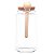 Pote de Vidro Com Tampa de Rolha e Colher de Bambu 1 Litro 5753 Lyor - Imagem 3
