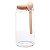 Pote de Vidro Com Tampa de Rolha e Colher de Bambu 1 Litro 5753 Lyor - Imagem 2
