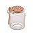 Pote de Vidro ComTampa de Rolha e Colher de Bambu 650ml 5752 Lyor - Imagem 3