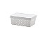 Caixa Organizadora Com Tampa 29x19x12Cm Quadratta 842 Branca Paramount - Imagem 4