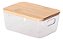 Pote Para Alimentos Idealle C/ Tampa  19x13x8 Cm Eco Bambu  1765 Paramount - Imagem 1