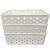 Cesto Multiuso Organizador Premium Branco 123Organizei - Imagem 5