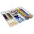 Kit 10 Potes Organizadores Multiuso Gavetas Modular Acrimet 979 - Imagem 1