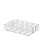 Bandeja Bisotê Transparente Com 1 Divisória 22x15x4,5Cm 2069 Paramount - Imagem 1