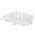 Bandeja Bisotê Transparente Com 1 Divisória 22x15x4,5Cm 2069 Paramount - Imagem 3