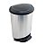 Lixeira Com Pedal e Borda 45 Litros Prata Label Arqplast 	25744PM - Imagem 1