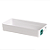 Organizador de Plástico Multiuso  30x15x5,2CM Branco 1837 PARAMOUNT - Imagem 1
