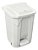 Lixeira 60 Litros Com Roda e Pedal Com Tampa Click  Branca 25754PM Arqplast - Imagem 1