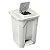 Lixeira 60 Litros Com Roda e Pedal Com Tampa Click  Branca 25754PM Arqplast - Imagem 2