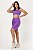 Bermuda Básica Cintura Alta Modeladora de Alta Compressão - Cor Roxo Violeta - Imagem 1