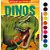 Brincando Com Aquarela: Dinos - Imagem 1