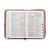 Bíblia Nvi, Couro Soft, Letras De Jesus Em Vermelho, Rosa Acabamento Com Zíper..- - Imagem 5
