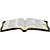 Bíblia Linha Ouro - Jesus, Letra Grande, Capa Preta, Índice Impresso, Beira Pintada E Zíper Almeida Revista E Atualizada (Ara) - Imagem 4