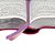 Bíblia Sagrada Letra Extragigante Com Índice Digital - Couro Sintético Pink Almeida Revista E Corrigida (Arc) Com Letra Vermelha - Imagem 4