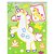Livro-Pad De Colorir Com Glitter: Unicórnios - Imagem 3