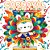 Super Fofos No Carnaval: Livro De Colorir Adulto Cute E Comfy - Sucesso Do Tiktok - Imagem 1