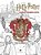 Harry Potter Casas De Hogwarts - Grifinória - Livro De Colorir Oficial - Imagem 1